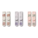 [Women's]White+Mist Purple+Pink Salt