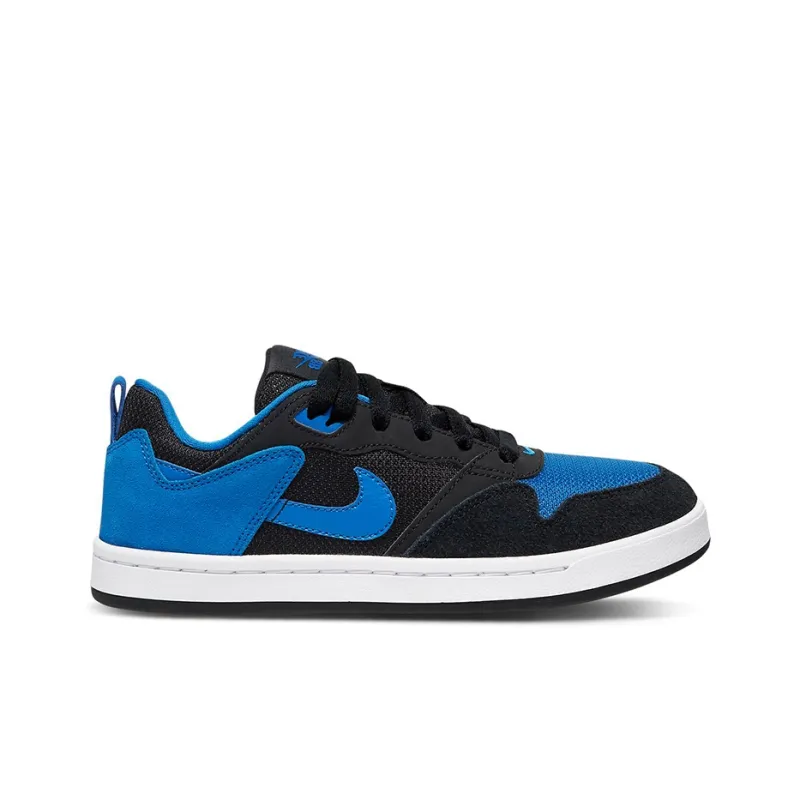 Nike SB Alleyoop Shock Absorbers Low Top Kids' Skateboarding Shoes Black Blue Teenagers-1