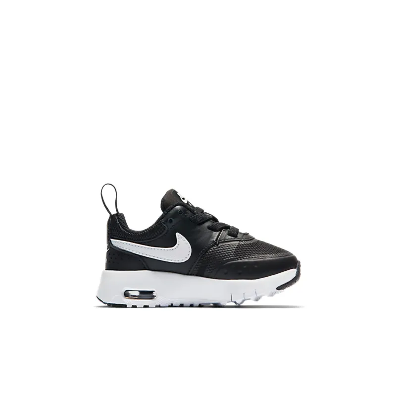 Nike Air Max Vision TD Slip Resistant Shock Absorbers Low Top Casual Shoes Black White Infant And Toddler-1