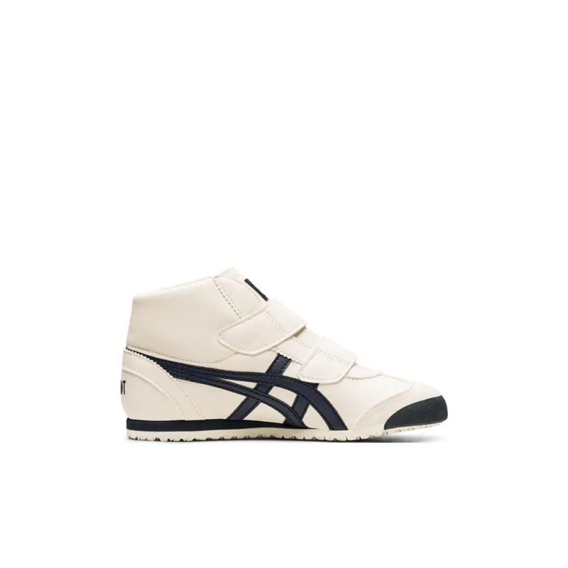 Onitsuka Tiger MEXICO 66 Abrasion Resistant Mid Top Kids Lifestyle Shoes Ecru Children Aged 3 7 Years Old-2