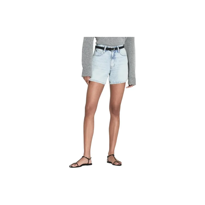 FRAME The Easy High rise Denim Shorts-1