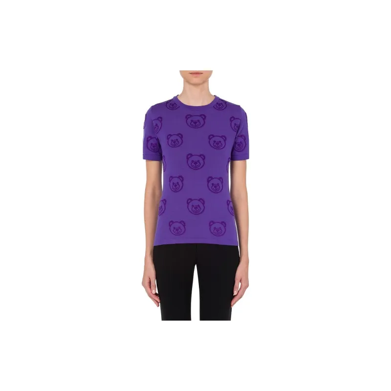 MOSCHINO SS22 Knitwear Women's Purple-1