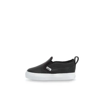 Vans Toddler Perf Slip-on Velcr Lightweight And Wear-resistant Low-Top Toddler Shoes Black Infant And Toddler