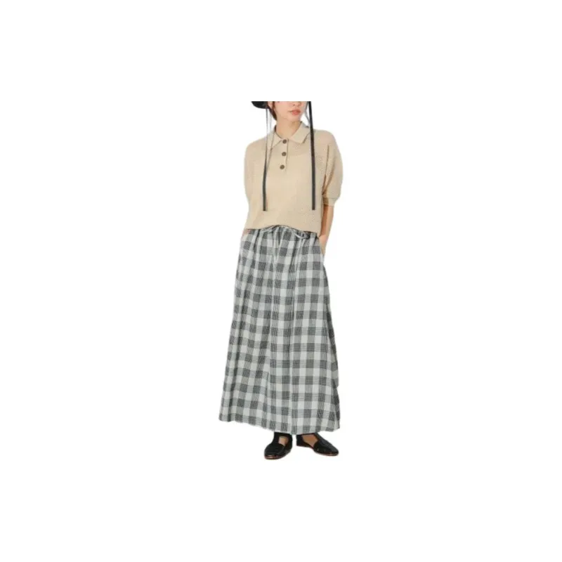 Beams Casual Long Skirts Women's-13
