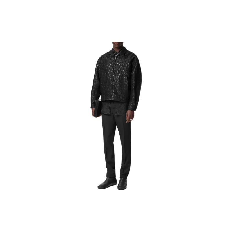 VERSACE Leopard Printed Zipped Jacket-3
