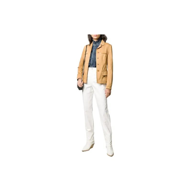 ALBERTA FERRETTI SS22 Jeans Women's White-1