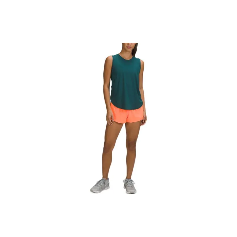 Lululemon Sleeveless Sports Shirts Women's Green-2