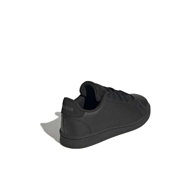 Adidas Neo ADVANTAGE K Anti Slip Wear Resistant Low Top Skateboard Shoes Black Kids'-3