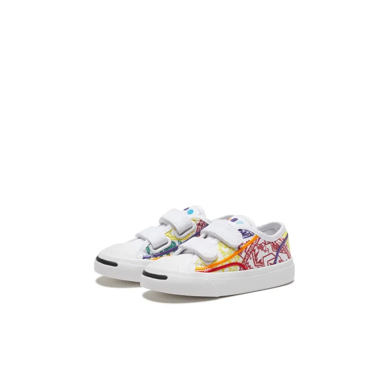 Converse Jack Purcell 2V Low-Top Toddler Shoes White Infant And Toddler-2