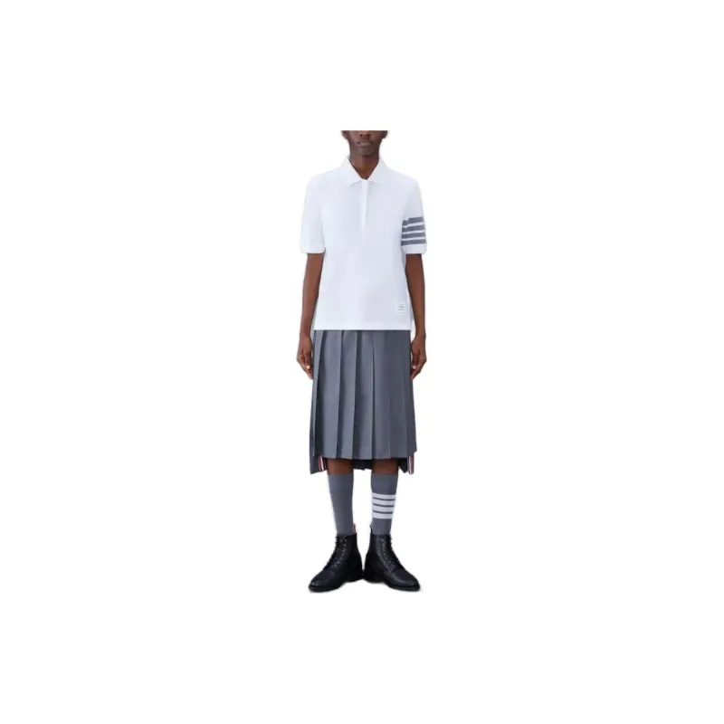 THOM BROWNE 4 Bar Stripe 2003 print Polo Shirt-2