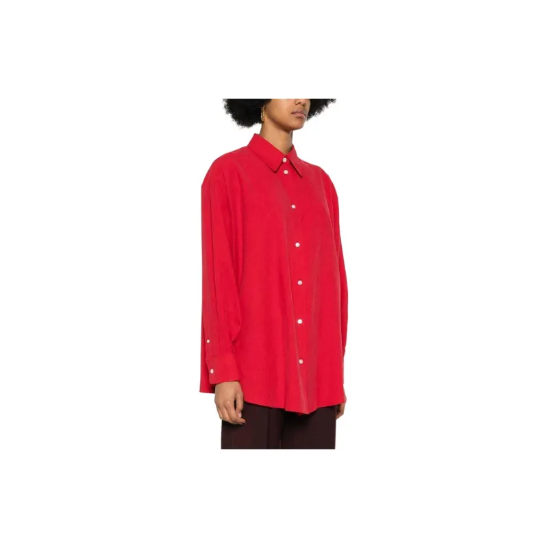 THE ROW SS24 Shirt Women's Goji Berry Red-3