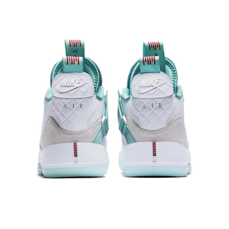 Jordan Air Jordan 33 Slip Resistant Cushioning Mid Top Children's Basketball Shoes Teenagers-4