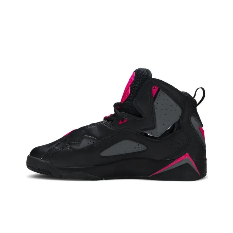 Jordan True Flight Black Dark Grey Deadly Pink GS-0
