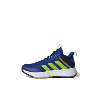 Adidas OwnTheGame 2.0 K Slip Resistant Low Top Children's Basketball Shoes Blue Green Kids'