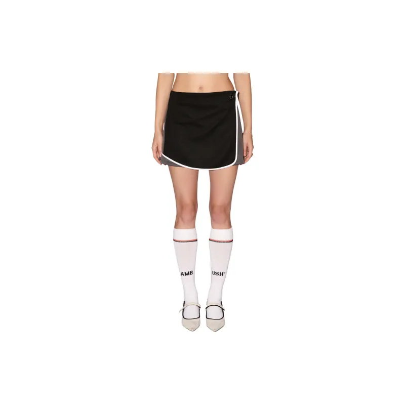 AMBUSH Back Pleat Detailed Mini Track Skirt-2