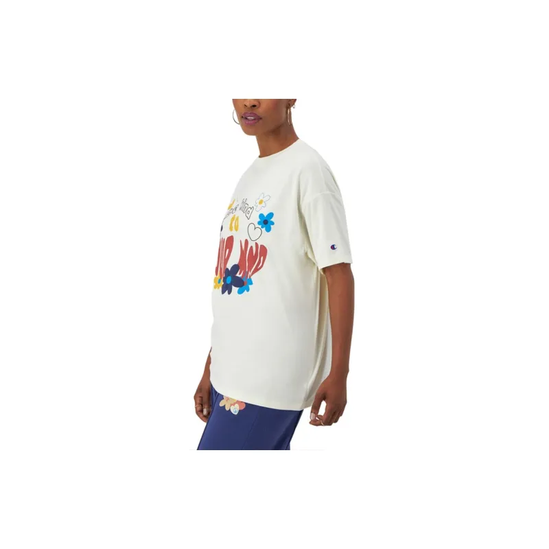 Champion T-Shirts Women's White-1
