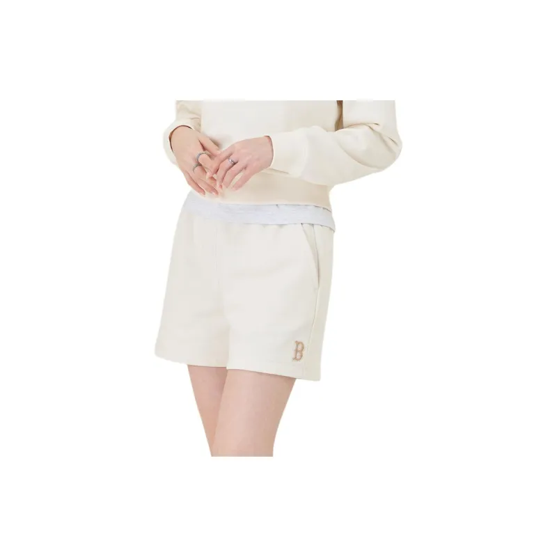 MLB Casual Shorts Women's Dark Cream-2