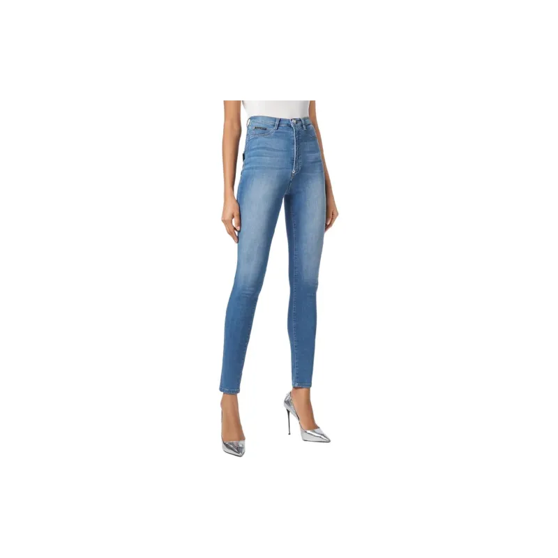 PHILIPP PLEIN Super High waist Skinny Jeans-1