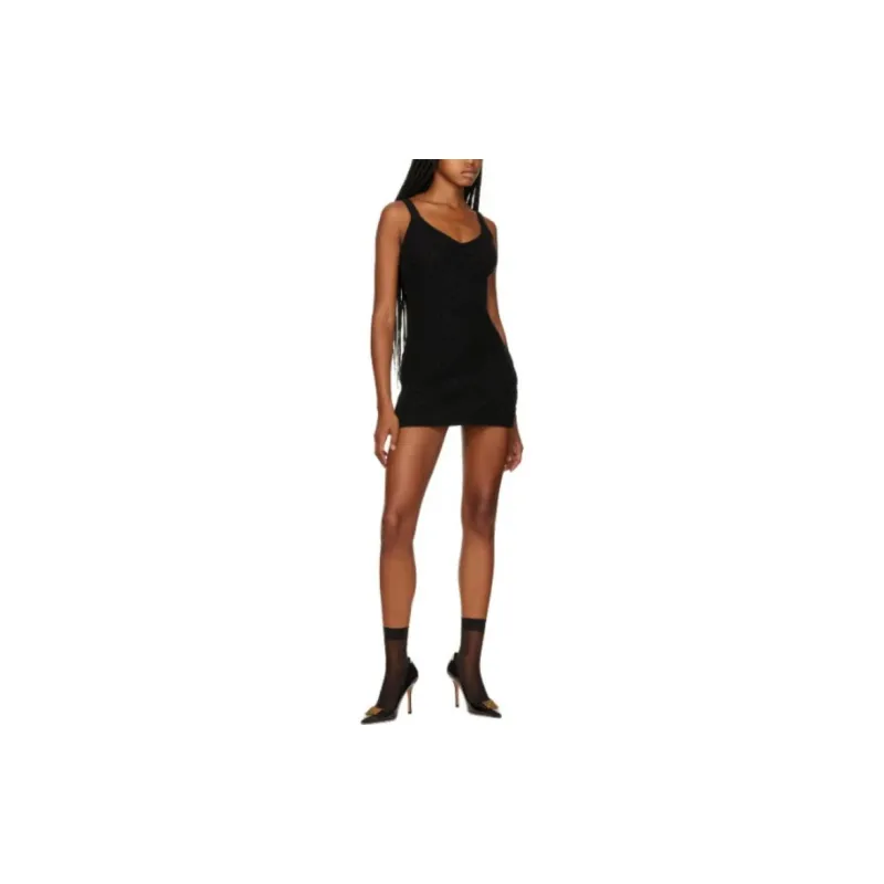 Valentino Slip Dress Women's Black-1