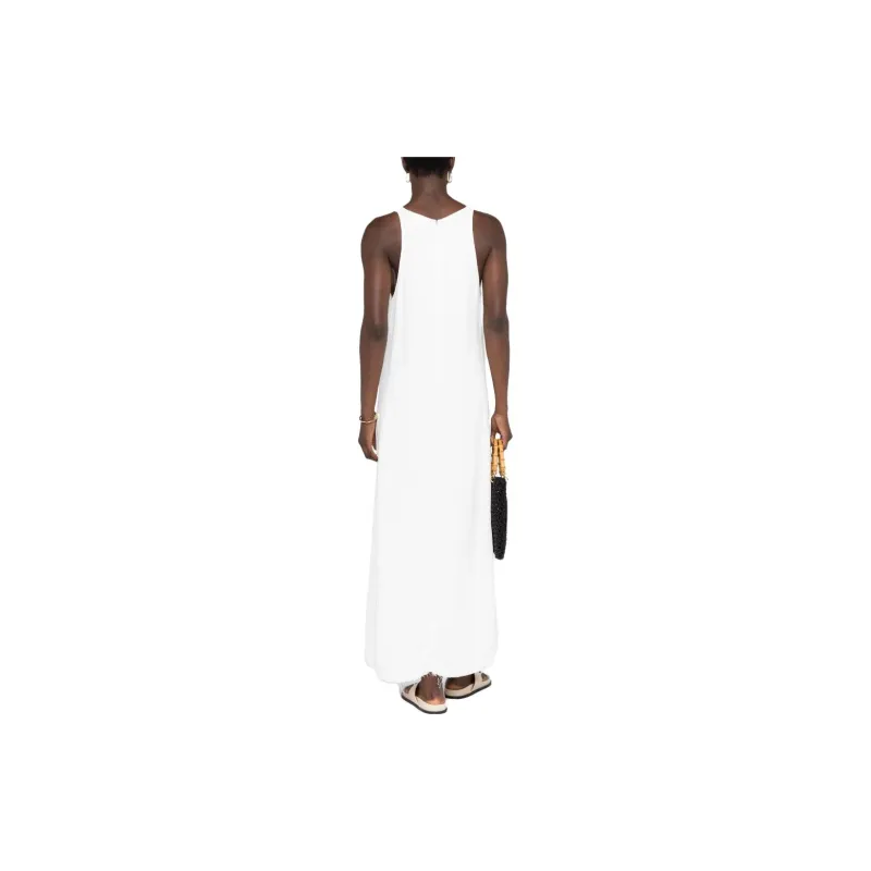 TOTEME Short Sleeved Dresses Women's White-1