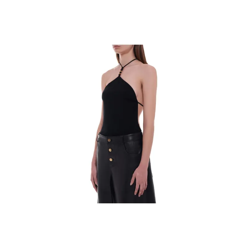 Bottega Veneta Beaded Strap Bodysuit-6