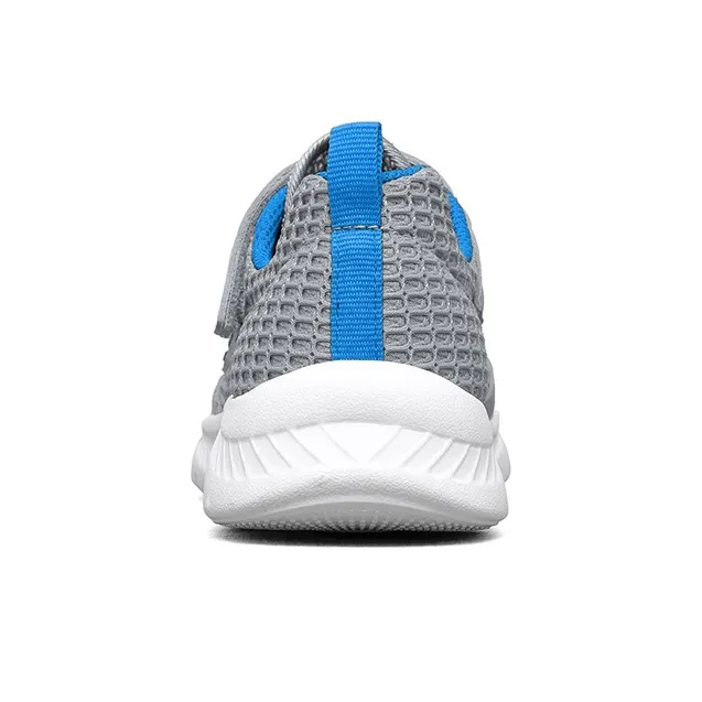 Skechers Go Run 400 Slip-Resistant Cushioning Wear-Resistant Low-Top Kids' Running Shoes Gray Blue Teenagers-3