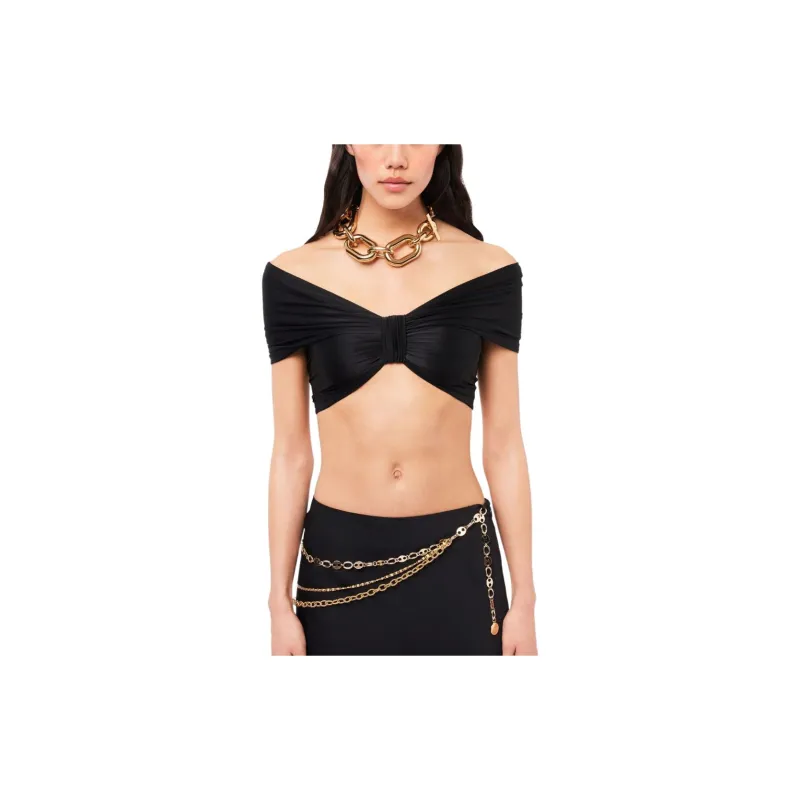 Paco Rabanne Bow Detailed Cropped Top-2
