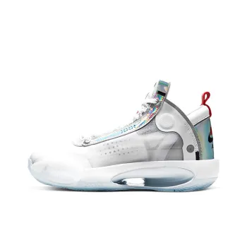 Jordan XXXIV White Metallic Silver GS