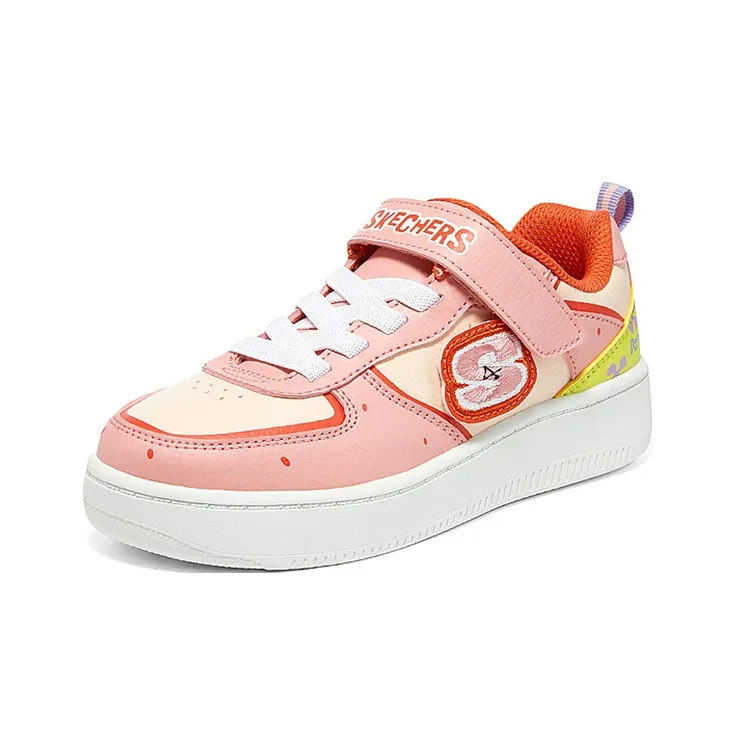 SPONGEBOB SQUAREPANTS x Skechers Low-Top Kids' Skateboarding Shoes Pink Teenagers-1