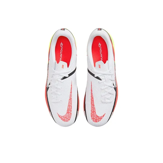 Nike Phantom GT 2 Academy AG Low Top Kids' Soccer Shoes White Red Kids'-3