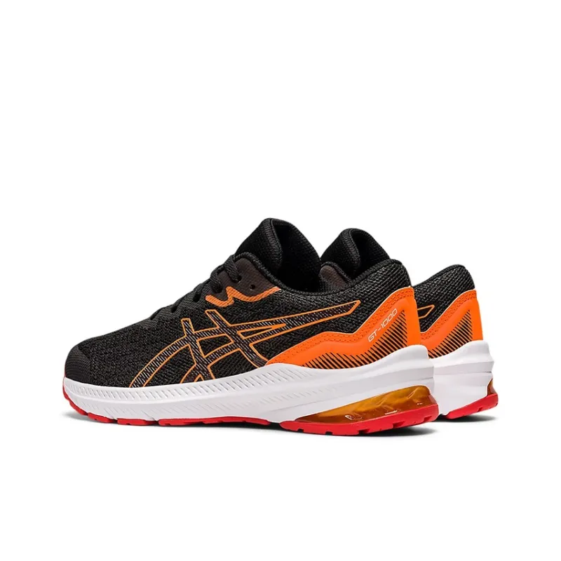 Asics GT 1000 11 GS 'Graphite Grey Fiery Red'-3