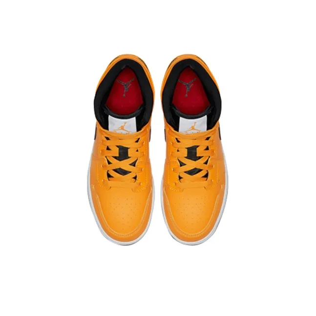 Jordan 1 Mid GS University Gold-3