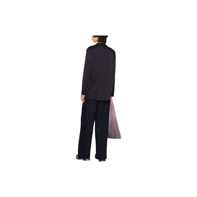 MM6 Maison Margiela Raw edge Single breasted Blazer-2