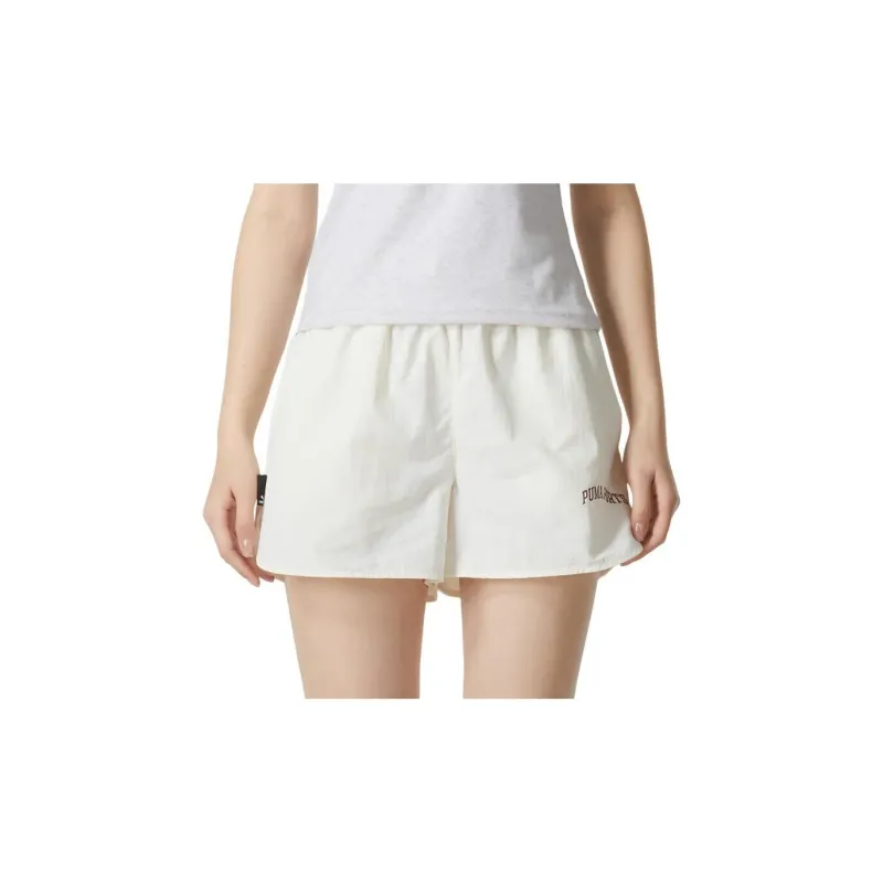 PUMA Casual Shorts Women's Milk White-5