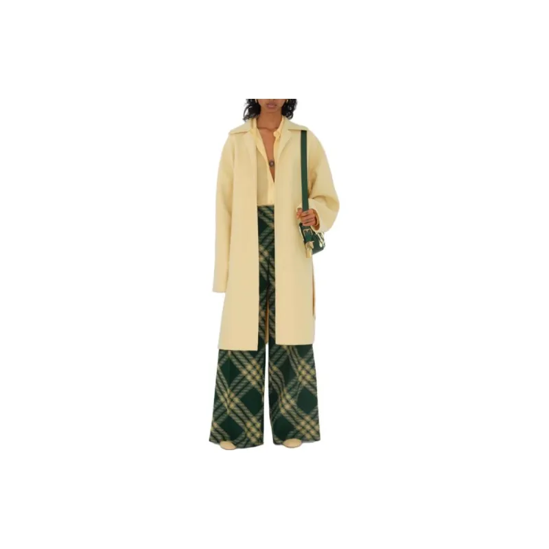 Burberry Coat Women's Yellow Narcissus-3