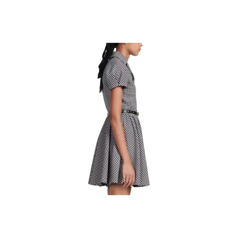 DIOR FW23 Short Sleeved Dress Women's Multicolor-3