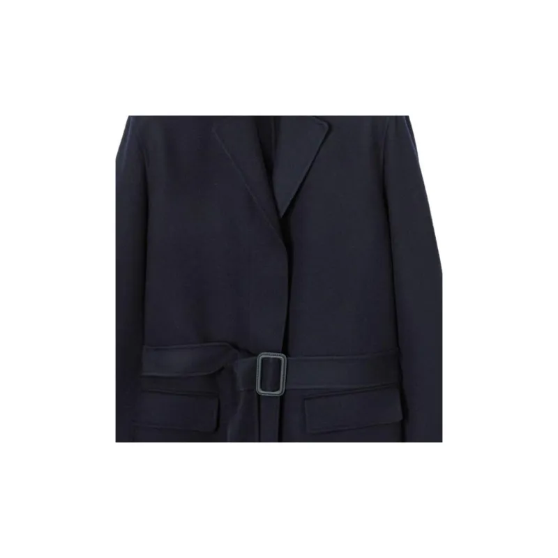 Loro Piana Coats Women's Marine Blue-2