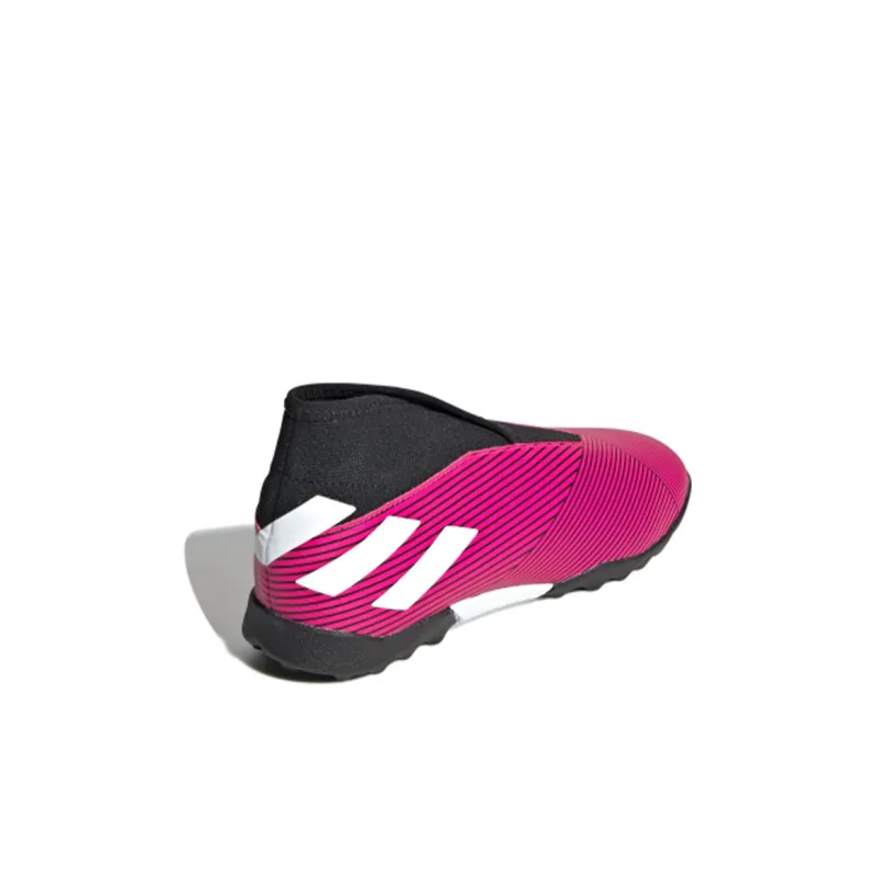 Adidas Nemeziz 19.3 LL TF J Breathable Slip-Resistant Mid-Top Kids' Soccer Shoes Bright Pink Kids'-3