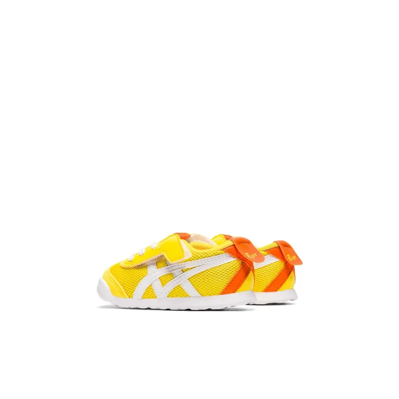 Onitsuka Tiger MEXICO 66 TS Anti-Slip Wear-Resistant Low-Top Sports Casual Shoes Yellow Infant And Toddler-4