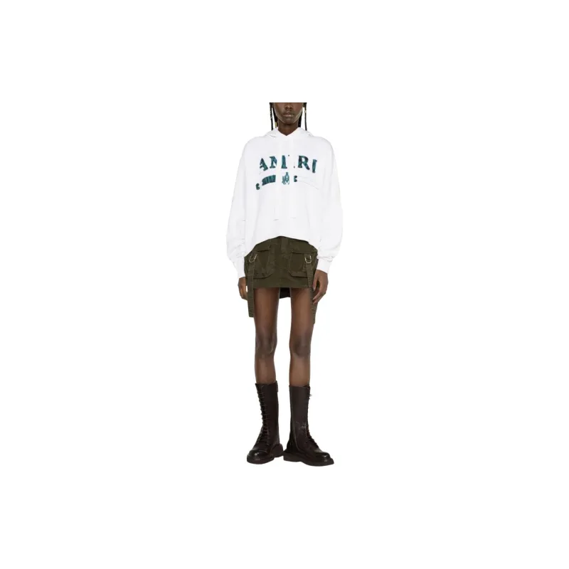 AMIRI Logo embroidered Hooded Jumper-1