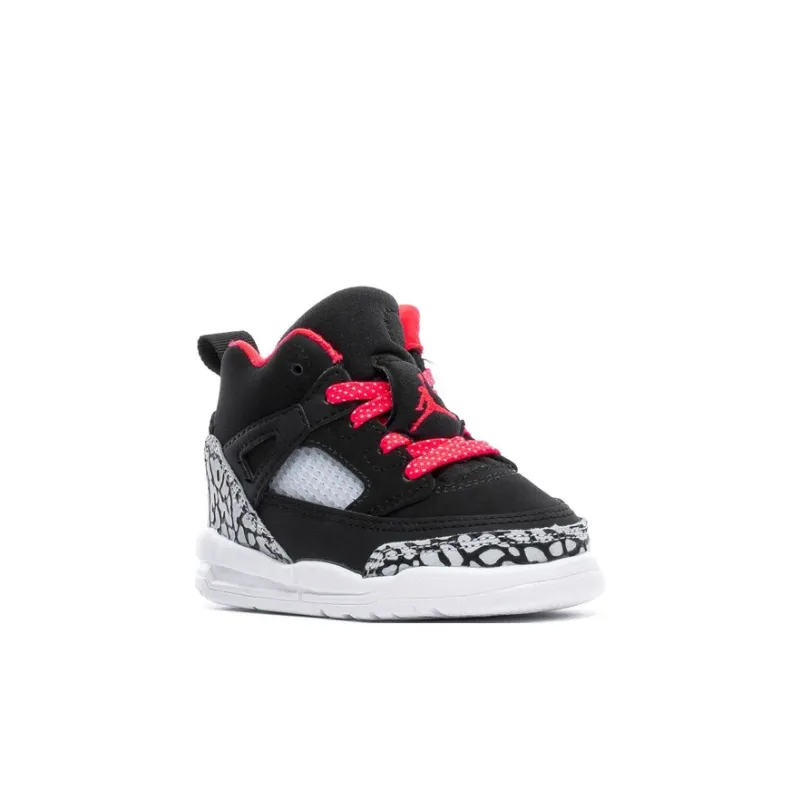 Jordan Spizike Non-slip Lightweight High-Top Toddler Shoes Black Red Gray Infant And Toddler-2
