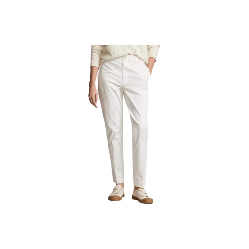 Polo Ralph Lauren SS24 Casual Pants Women's White-2