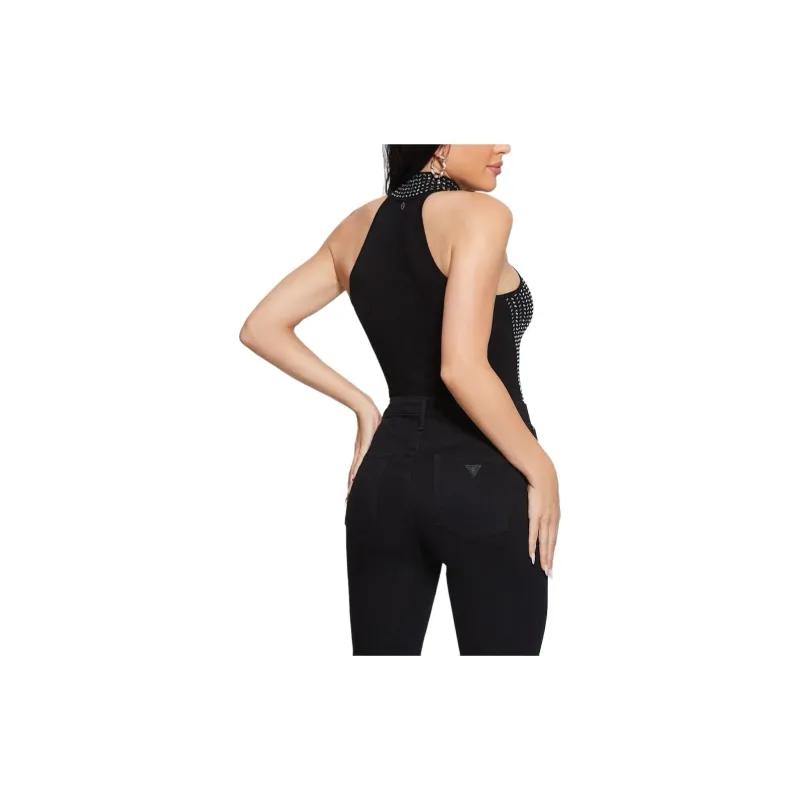 GUESS Tank Tops Women's Black-4
