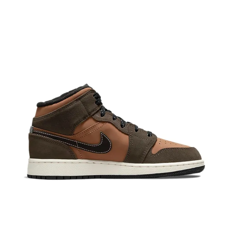 Jordan 1 Mid SE Dark Chocolate GS-1