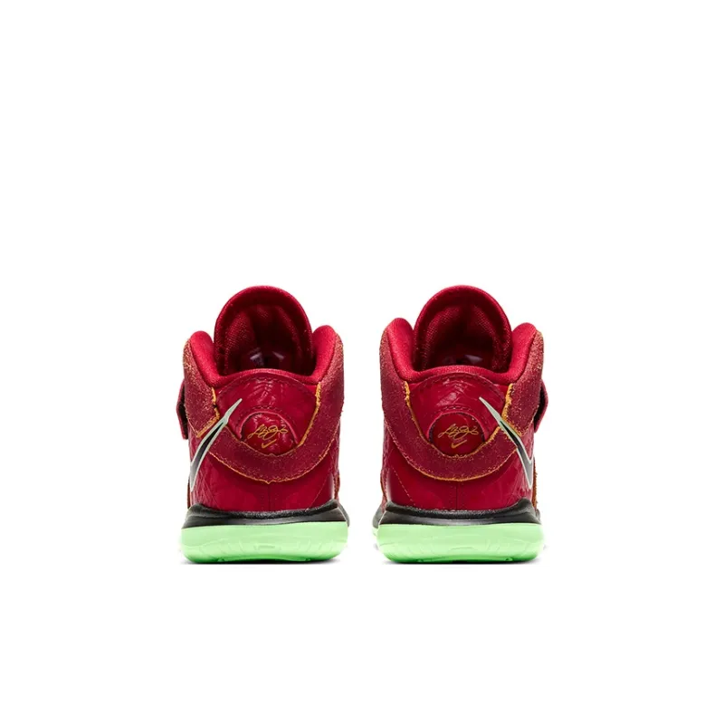 Nike Lebron 8 'Empire Jade' Forbidden City High-Top Basketball Shoes Black Red Infant And Toddler-4