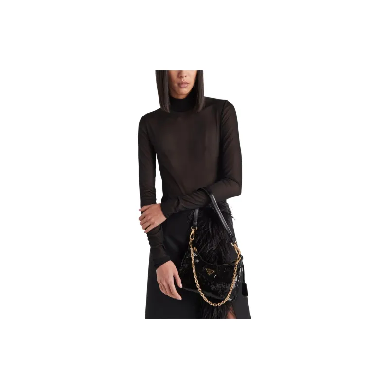 PRADA Gazar Triangle logo Bodysuit-5