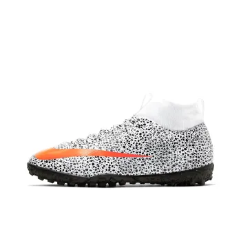 Nike Jr. Mercurial Superfly 7 Academy CR7 Safari TF Turf 'Black White Orange'