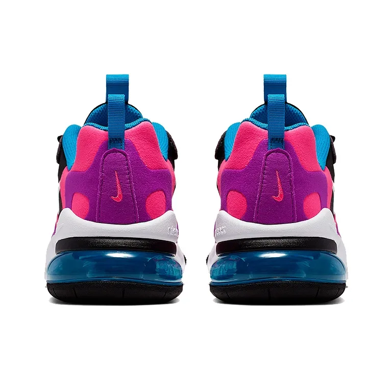 Nike Air Max 270 React Black Hyper Pink Vivid Purple GS-3