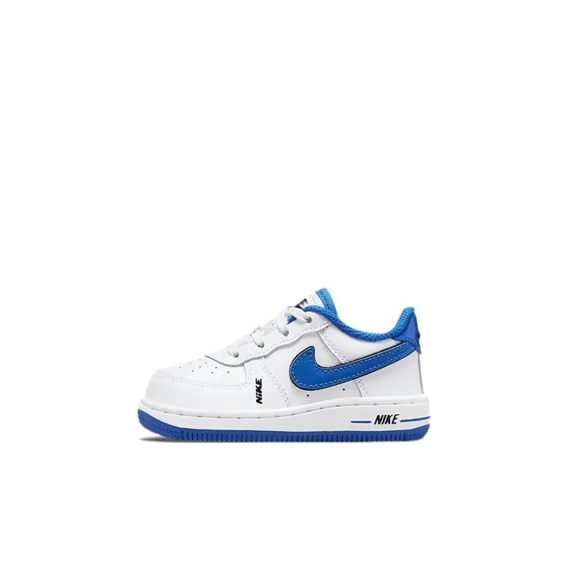 Nike Air Force 1 LV8 Low Top Skateboard Shoes White Blue Infant And Toddler-0