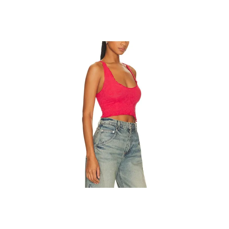 FREE PEOPLE Tank Tops Women's Pink-3